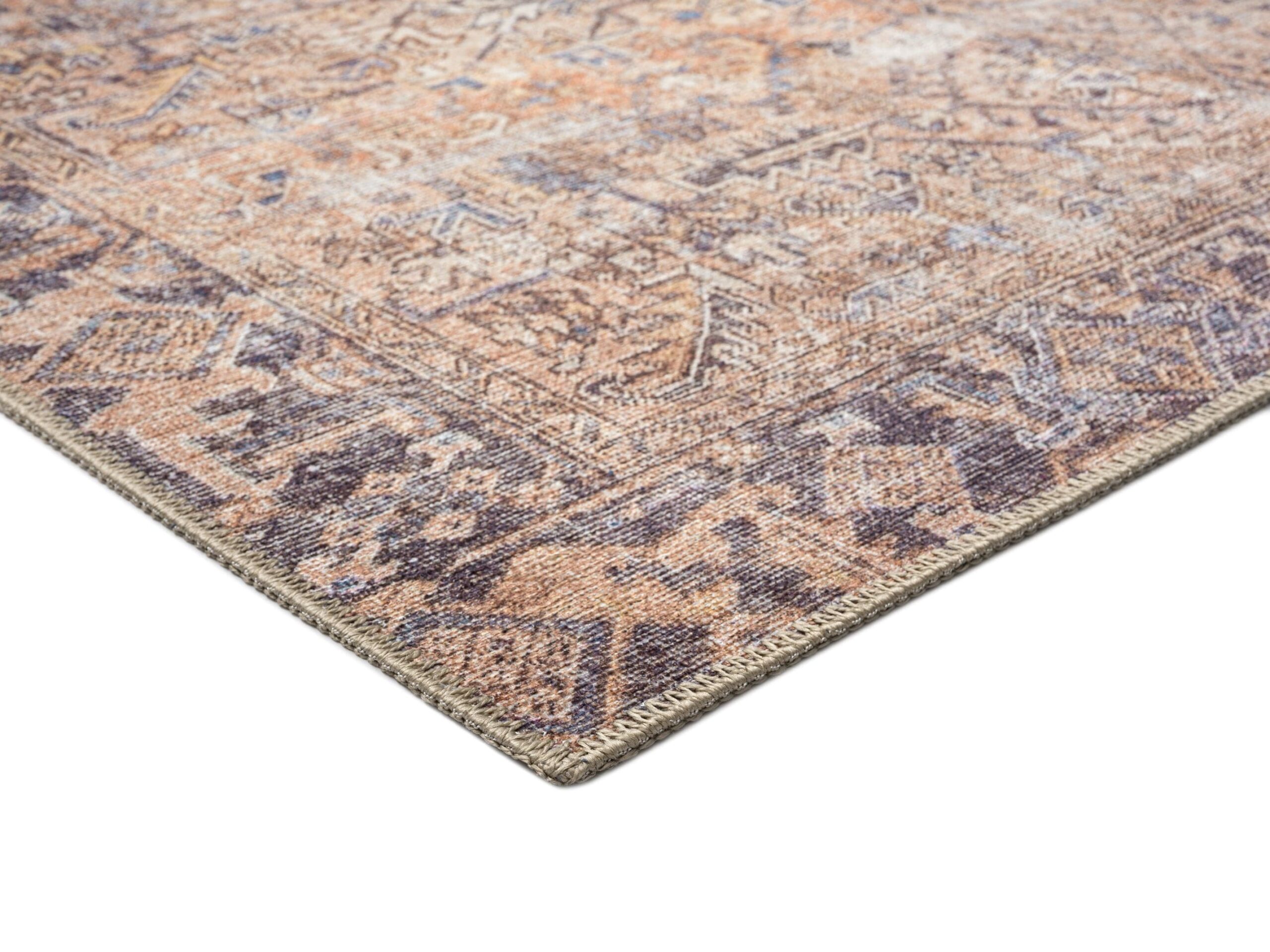 anyel brown and blue traditional distressed washable rug*no returns unless faulty anyel brown and blue traditional distressed washable rug*no returns unless faulty
