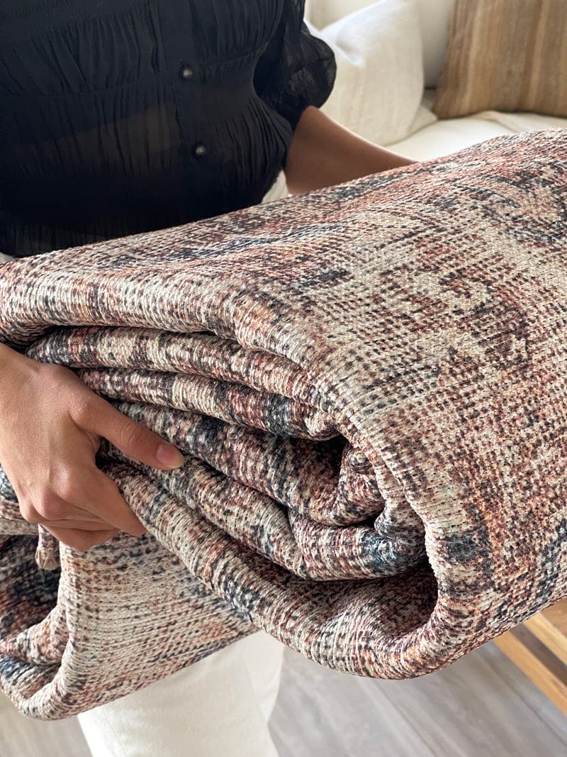 anyel brown and blue traditional distressed washable rug*no returns unless faulty anyel brown and blue traditional distressed washable rug*no returns unless faulty