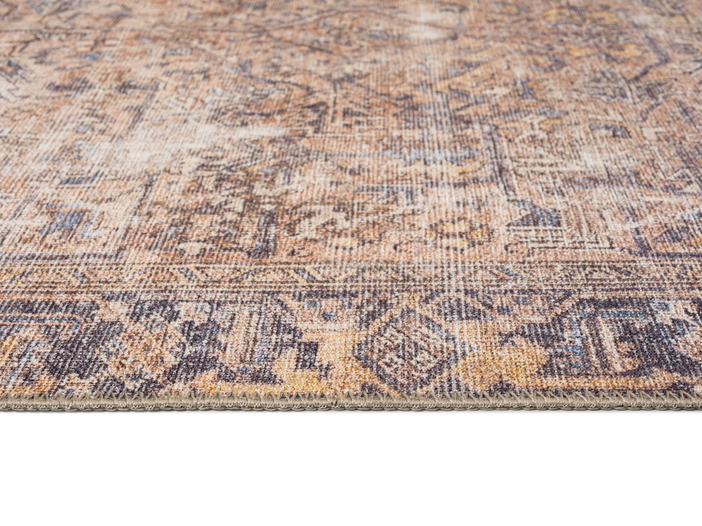 anyel brown and blue traditional distressed washable rug*no returns unless faulty anyel brown and blue traditional distressed washable rug*no returns unless faulty