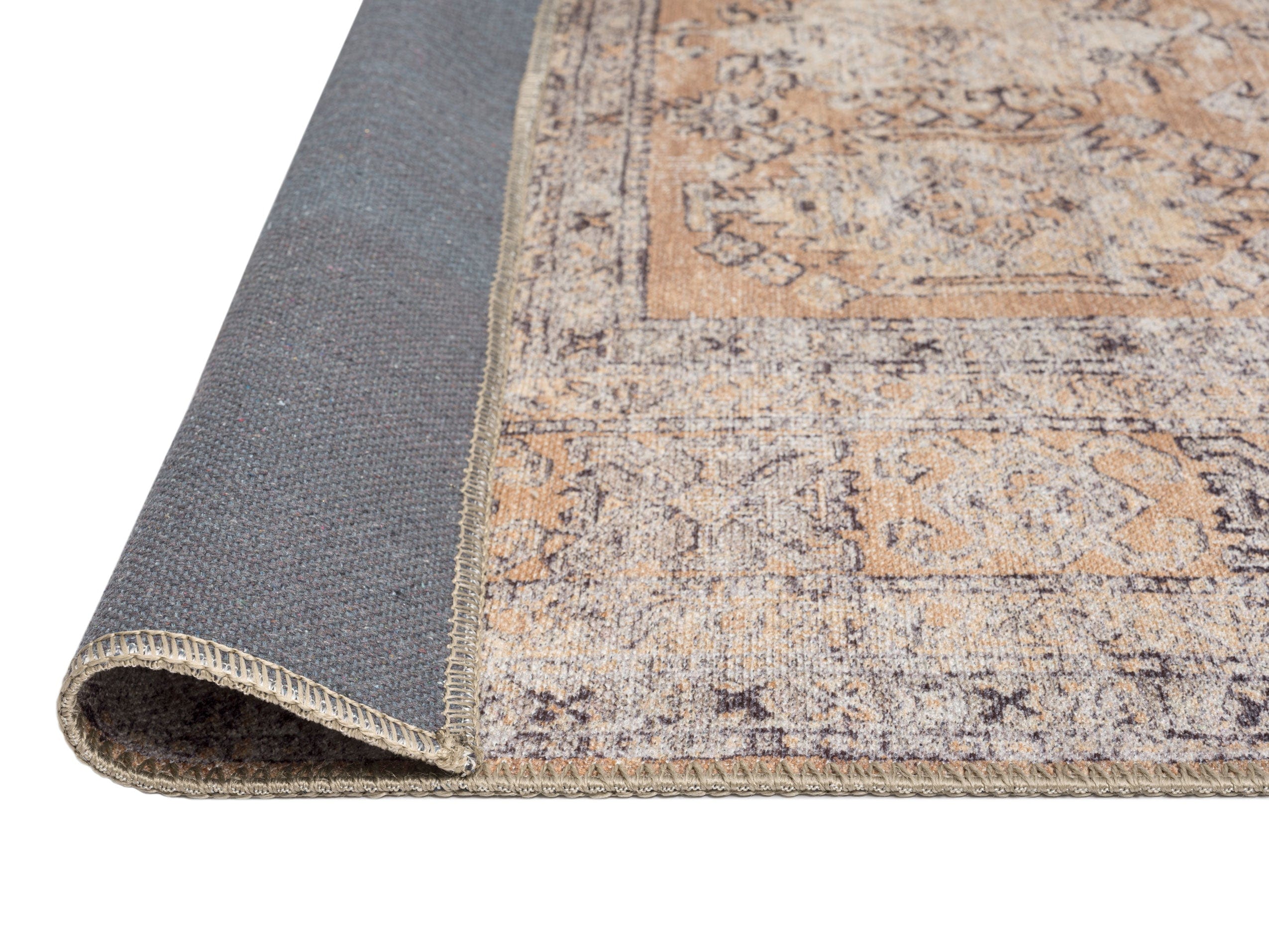 sydelle brown and grey traditional distressed washable runner rug sydelle brown and grey traditional distressed washable runner rug