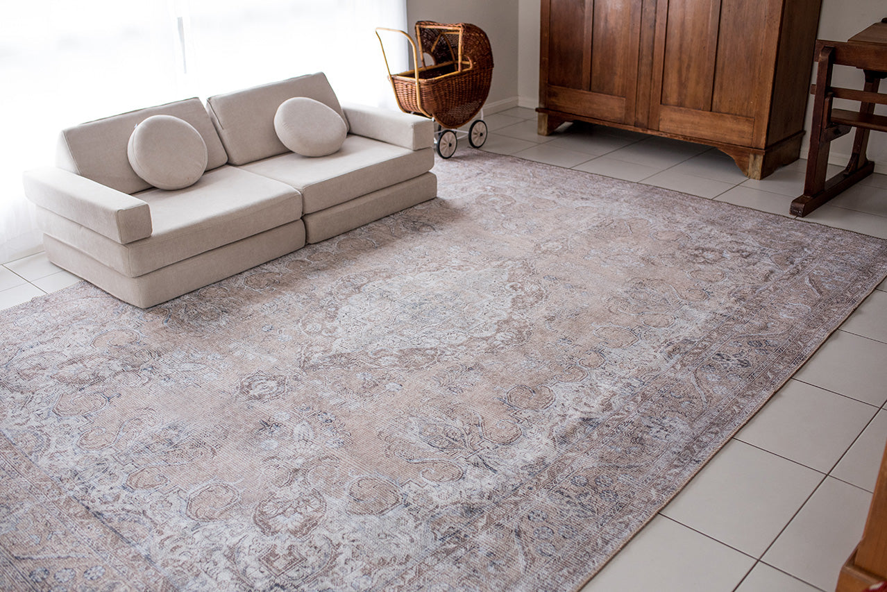 tinka beige and grey traditional distressed washable rug tinka beige and grey traditional distressed washable rug